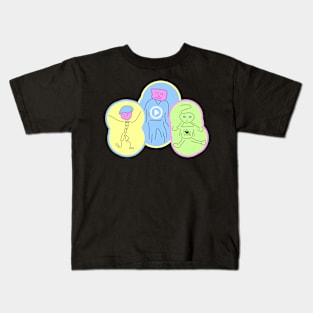 The Rabarbers party team. Just Play! Kids T-Shirt